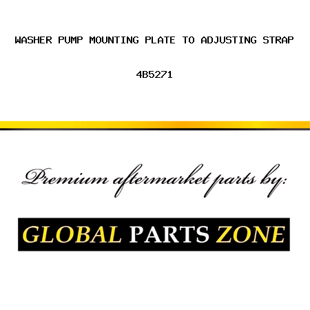 WASHER PUMP MOUNTING PLATE TO ADJUSTING STRAP 4B5271