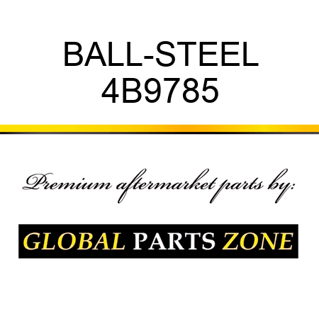 BALL-STEEL 4B9785