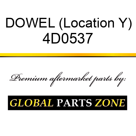 DOWEL (Location Y) 4D0537