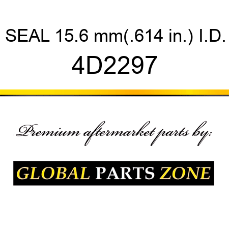 SEAL 15.6 mm(.614 in.) I.D. 4D2297