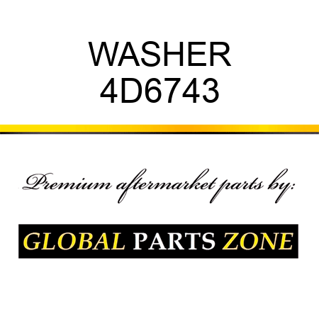 WASHER 4D6743