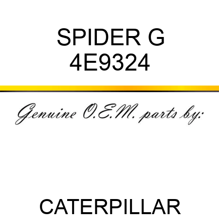 SPIDER G 4E9324