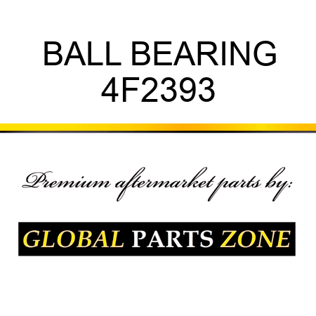 BALL BEARING 4F2393