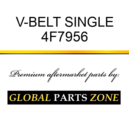 V-BELT SINGLE 4F7956