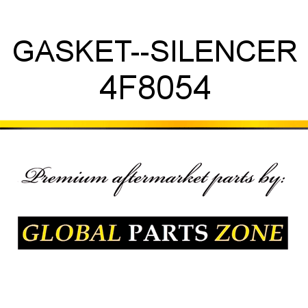 GASKET--SILENCER 4F8054