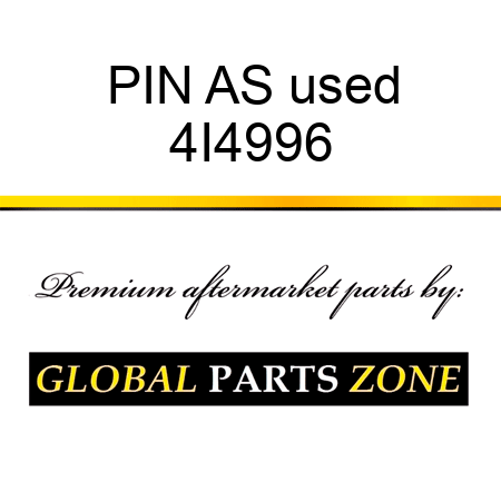 PIN AS used 4I4996