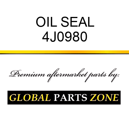 OIL SEAL 4J0980