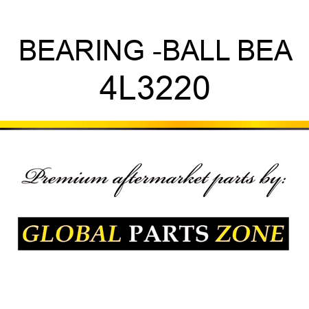 BEARING -BALL BEA 4L3220