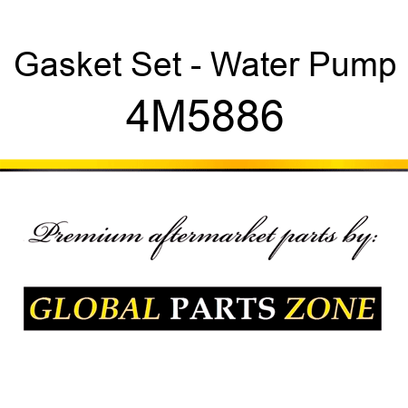 Gasket Set - Water Pump 4M5886