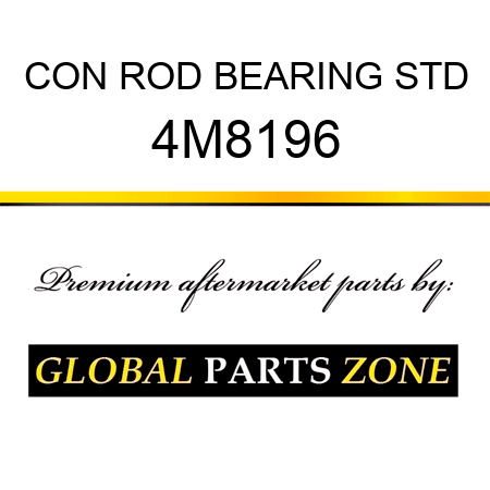 CON ROD BEARING STD 4M8196
