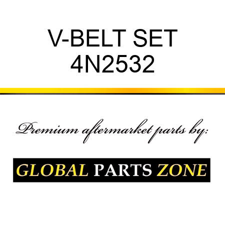 V-BELT SET 4N2532