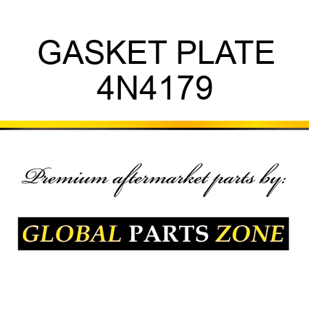 GASKET PLATE 4N4179