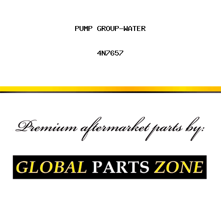 PUMP GROUP-WATER 4N7657