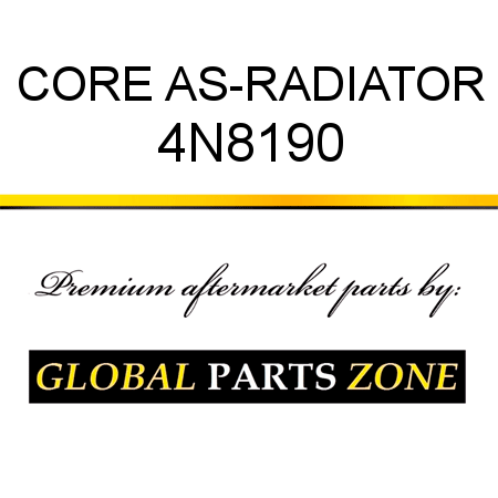 CORE AS-RADIATOR 4N8190