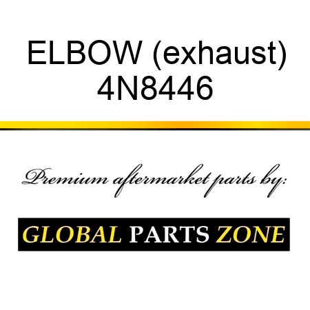 ELBOW (exhaust) 4N8446