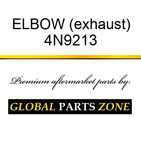 ELBOW (exhaust) 4N9213