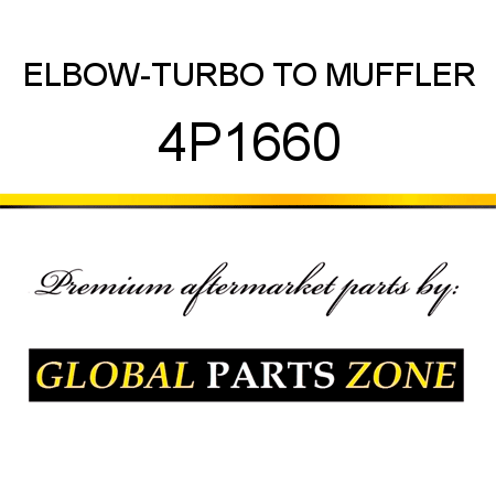 ELBOW-TURBO TO MUFFLER 4P1660