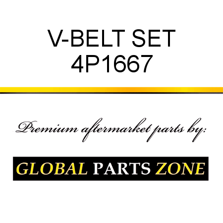 V-BELT SET 4P1667