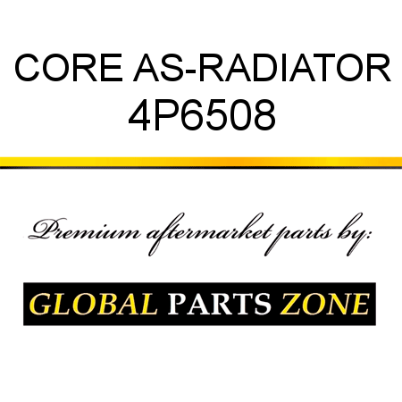 CORE AS-RADIATOR 4P6508
