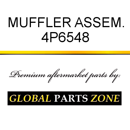 MUFFLER ASSEM. 4P6548