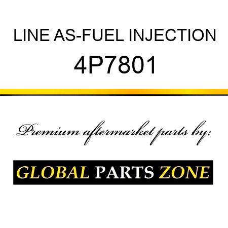 LINE AS-FUEL INJECTION 4P7801