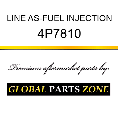 LINE AS-FUEL INJECTION 4P7810