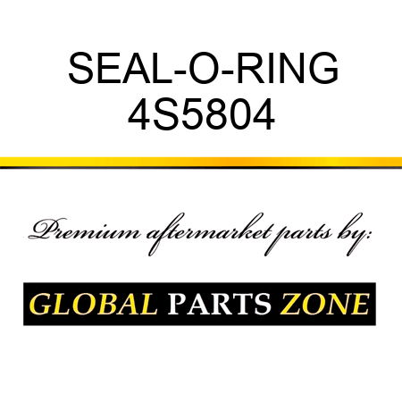 SEAL-O-RING 4S5804