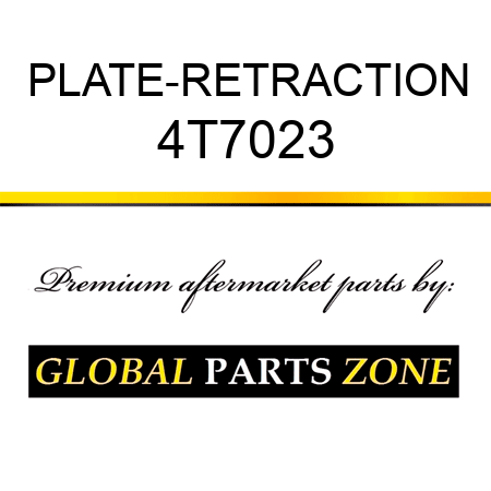PLATE-RETRACTION 4T7023