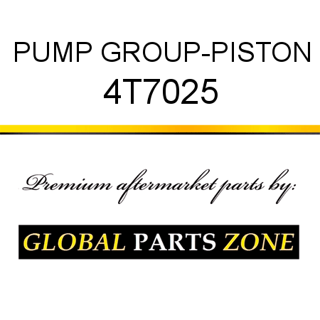 PUMP GROUP-PISTON 4T7025