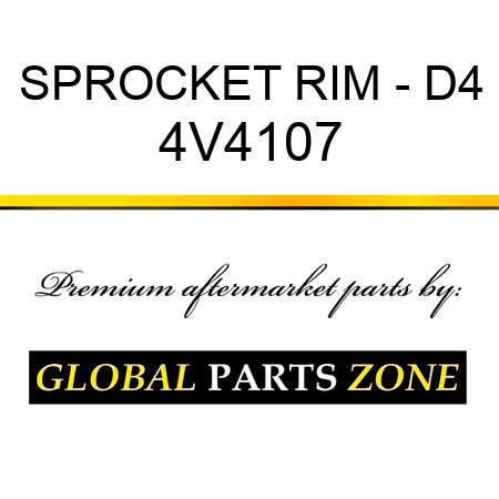 SPROCKET RIM - D4 4V4107