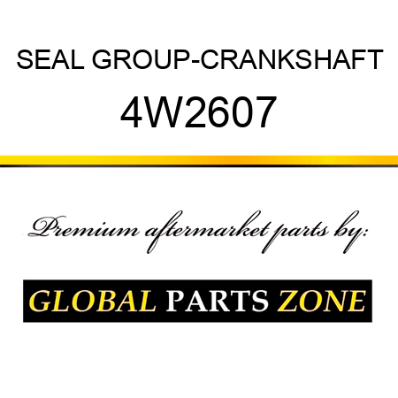 SEAL GROUP-CRANKSHAFT 4W2607