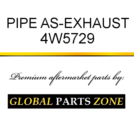 PIPE AS-EXHAUST 4W5729