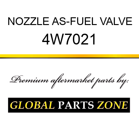 NOZZLE AS-FUEL VALVE 4W7021