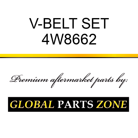 V-BELT SET 4W8662