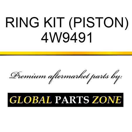 RING KIT (PISTON) 4W9491
