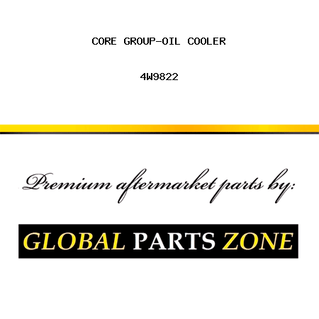 CORE GROUP-OIL COOLER 4W9822