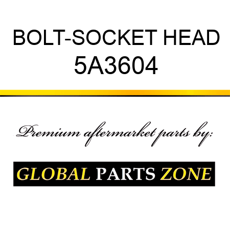 BOLT-SOCKET HEAD 5A3604