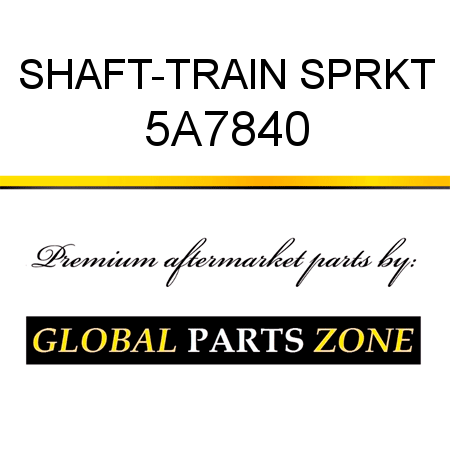 SHAFT-TRAIN SPRKT 5A7840