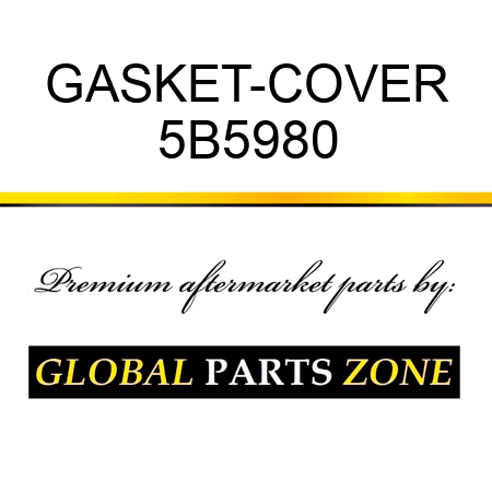 GASKET-COVER 5B5980