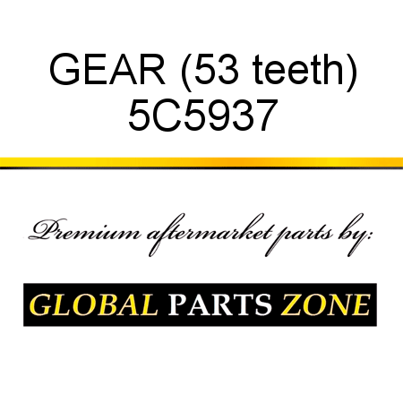 GEAR (53 teeth) 5C5937