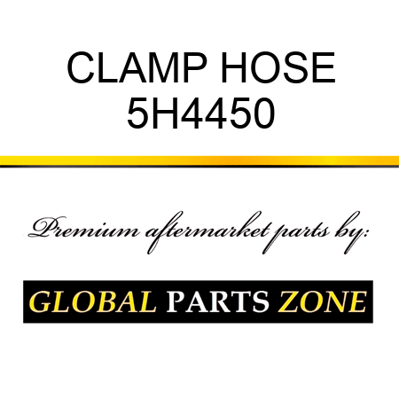CLAMP HOSE 5H4450