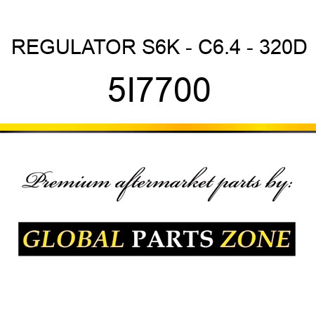 REGULATOR S6K - C6.4 - 320D 5I7700