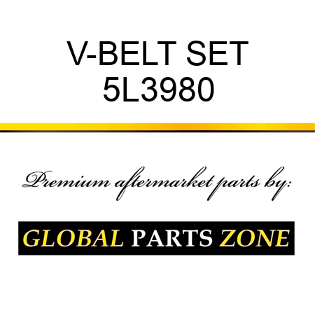 V-BELT SET 5L3980