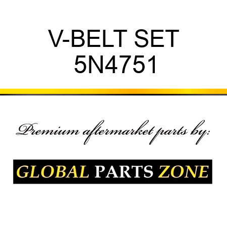 V-BELT SET 5N4751