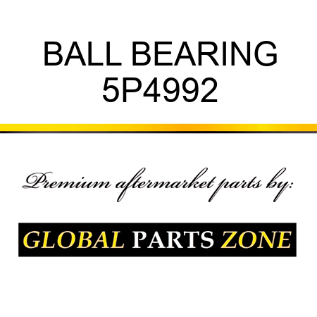 BALL BEARING 5P4992