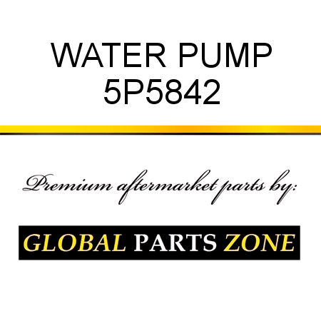 WATER PUMP 5P5842
