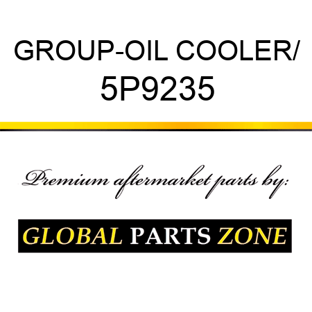 GROUP-OIL COOLER/ 5P9235