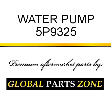 WATER PUMP 5P9325