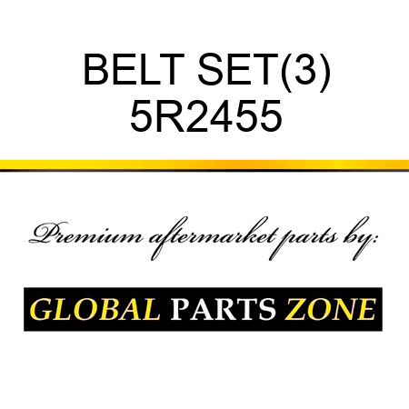 BELT SET(3) 5R2455