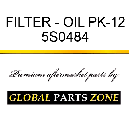 FILTER - OIL PK-12 5S0484